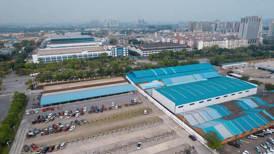 广西柳州通用五菱主机厂和柳州五菱汽车厂视频素材模板下载
