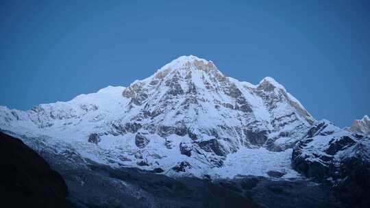 喜马拉雅山，尼泊尔，安纳普尔纳峰地区，山