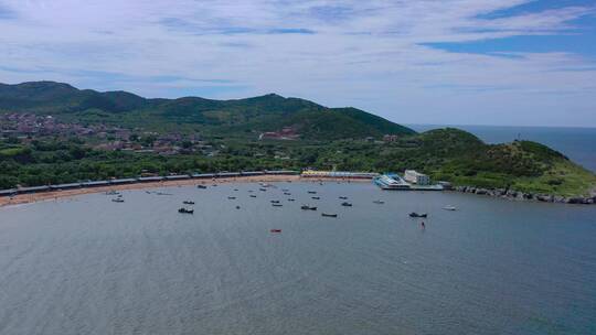 海边  海岸线 海滨浴场