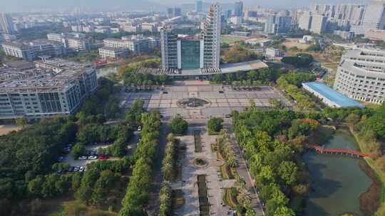 航拍福建江夏学院合集