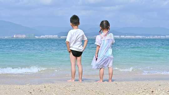 海南三亚西岛风景区游客旅游治愈唯美镜头