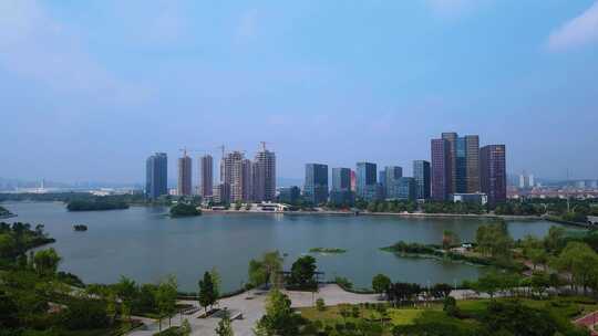 南京九龙湖国际企业总部园视频素材模板下载