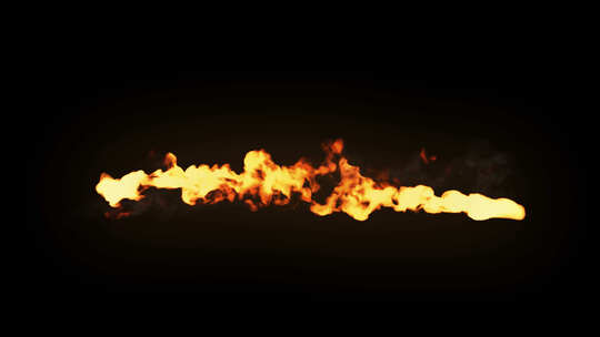 特效火焰燃烧素材合成爆炸火灾热浪烟雾