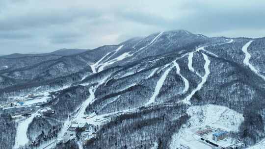 亚布力滑雪场航拍