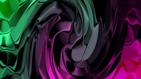 抽象彩色光泽波浪背景。抽象液体波浪背景。