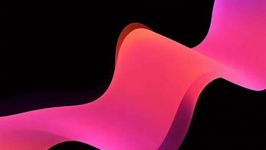 粉色渐变动感波浪背景素材
