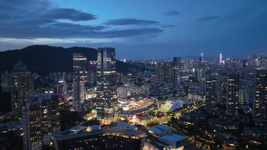 深圳招商蛇口海上世界夜景延时视频素材模板下载