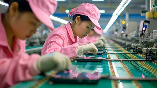 电子科技产业 手机与平板贴片代工厂 质检