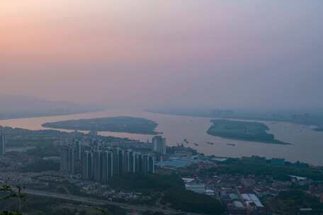 佛山西江南海海寿岛日落延时