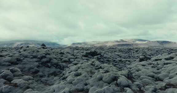 冰岛，熔岩场，岩石，地质