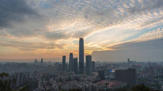 广东省东莞市城市风光延时