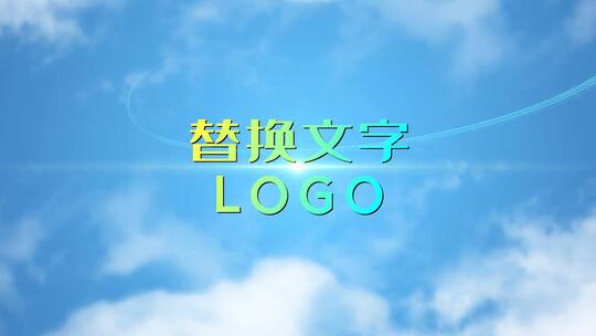 AE粒子相片汇聚logo文件夹