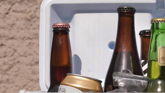小冰箱里的啤酒
