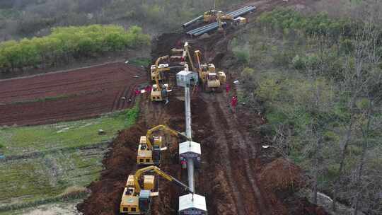 石油天然气管道施工油管燃气铺设