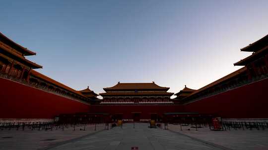 北京故宫延时历史文化