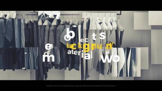 时尚现代图像标题过渡促销宣传AE模版