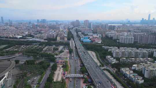 广州绕城高速航拍