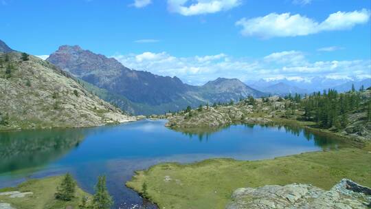 4K山水湖泊高山树林丛林自然景观