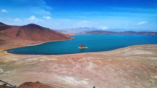 西藏阿里措湖航拍视频