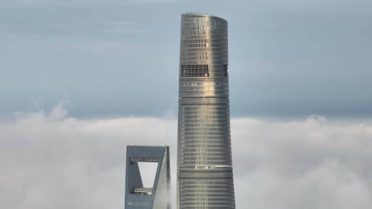 航拍上海中心