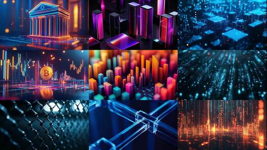 区块链经济数字经济新纪元区块链技术赋能高清在线视频素材下载