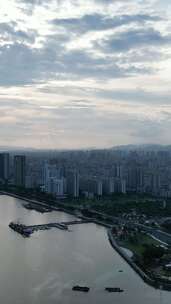 竖版视频广东汕头城市建设汕头大景