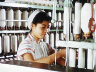 1967工业生产合集炼钢纺织自行车火车