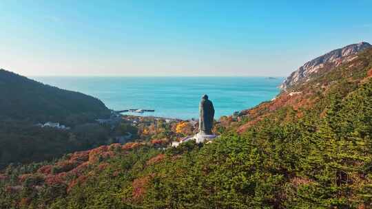 青岛崂山太清宫航拍