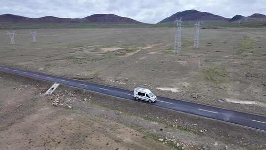 西藏环湖公路自驾航拍