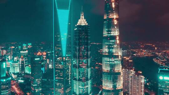 上海夜景航拍合集