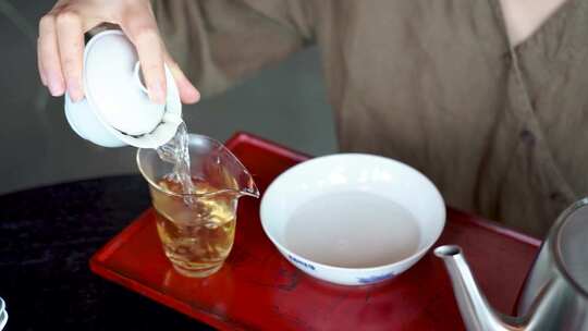 中国传统文化茶道茶艺泡茶醒茶沏茶全过程