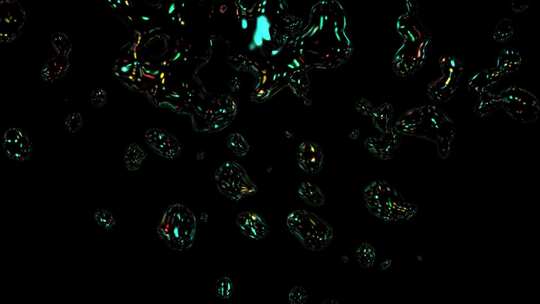 抽象液体创意背景数字渲染