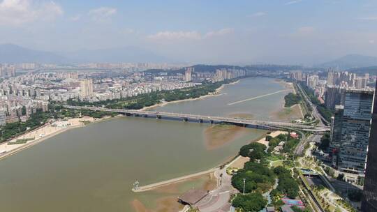 福建福州城市风光航拍