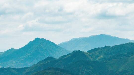 航拍湖南雪峰山自然风光自然地理4k超清