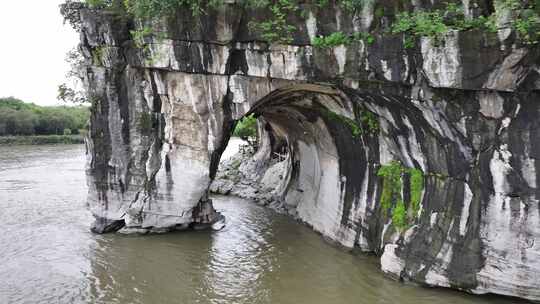 桂林漓江象鼻山航拍