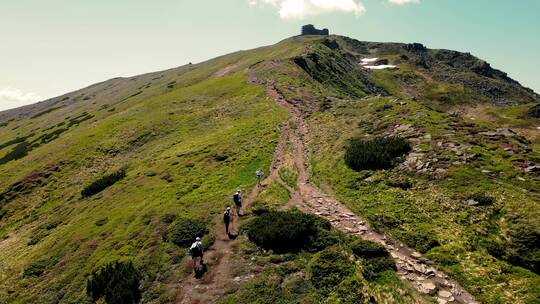 登山 登顶 胜利 山顶 征服 企业 精神