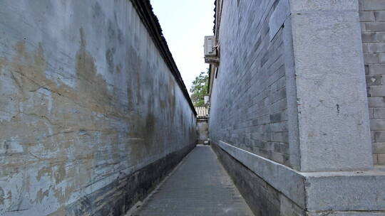 狭窄的北京胡同