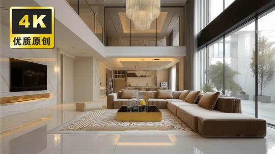 简约现代住宅别墅室内设计高端地产精装修