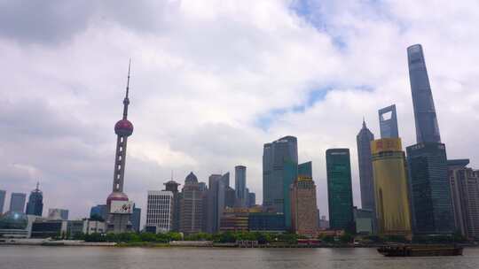 上海 外滩 外滩四件套 中国上海 地标视频素材模板下载