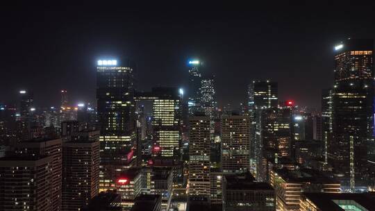 深圳南山区高新园日落夜景视频素材模板下载