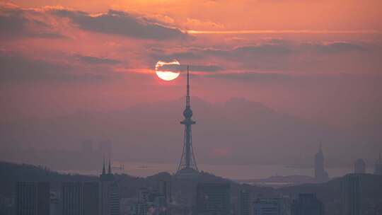 夕阳 晚霞 天空 治愈系 黄昏 唯美