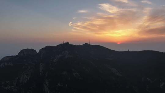 初秋的泰山，云海日出，晚霞夕照