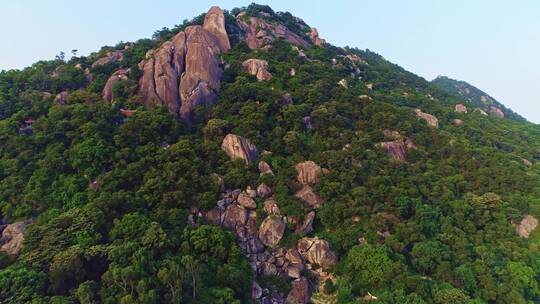 航拍漳州云洞岩漳州旅游景点