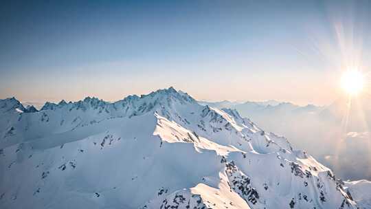 雪山 雪景