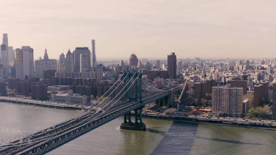 纽约城市景观桥梁