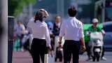 烈日当空炎炎夏日城市空镜高清在线视频素材下载