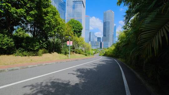 现代化园林城市高楼大厦高端写字楼商业中心