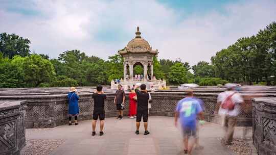 北京_圆明园遗址_北京圆明园_延时素材003视频素材模板下载