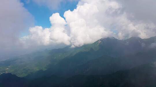 南五台山 钟南山 秦岭 云海 日出 云彩 蓝天