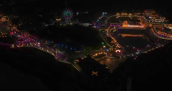 春秋晋国城 - 夜景 浍河水库